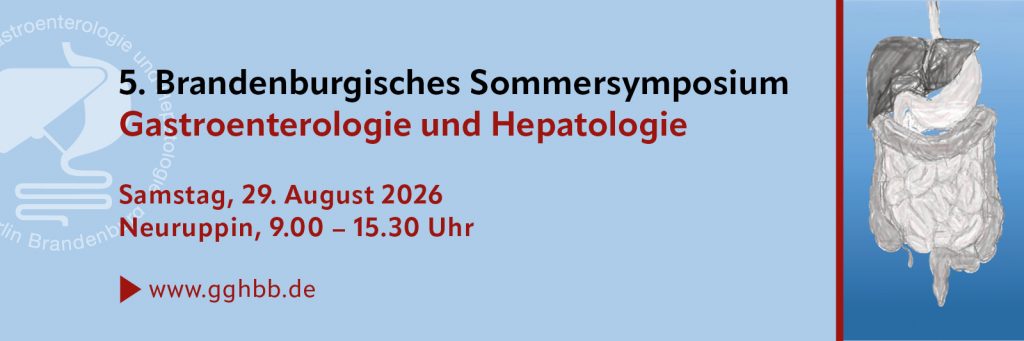 5. Brandenburgische Sommersymposium Gastroenterologie und Hepatologie, 29. August 2026 ©COCS GmbH